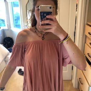 Off the shoulder blouse